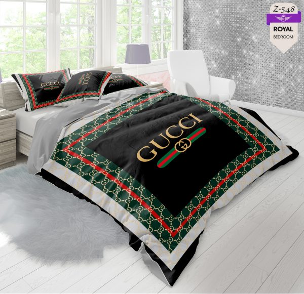 روتختی و ملحفه (دو نفره) طرح گوچی کد 548-Gucci