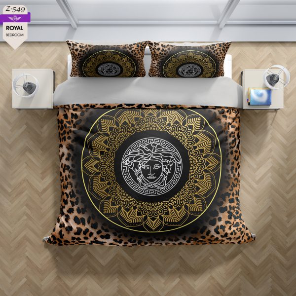 روتختی و ملحفه (دو نفره) طرح ورساچه کد 549-Versace