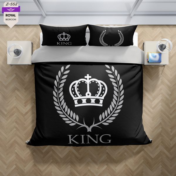 روتختی و ملحفه (دو نفره) طرح شاه کد 552-King