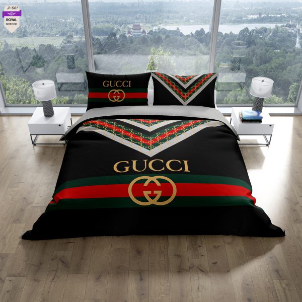روتختی و ملحفه (دو نفره) طرح گوچی کد 561-Gucci