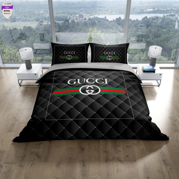 روتختی و ملحفه (دو نفره) طرح گوچی کد 565-Gucci