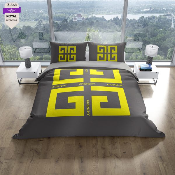 روتختی و ملحفه (دو نفره) طرح ژیوانشی کد 568-Givenchy