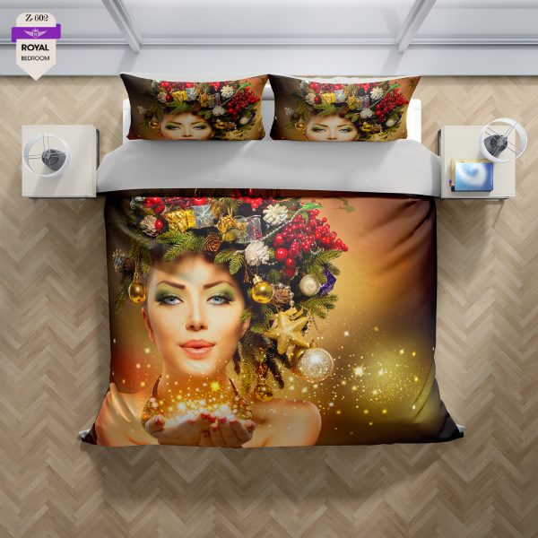 روتختی و ملحفه (دو نفره) طرح دختر کد 602-Girl