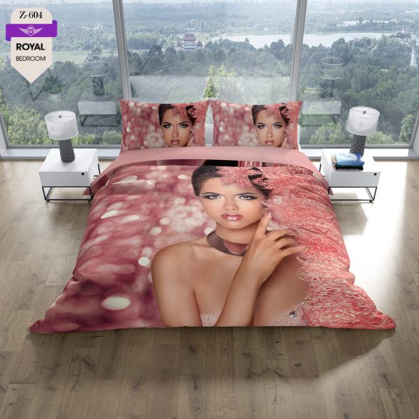 روتختی و ملحفه (دو نفره) طرح دختر کد 604-Girl