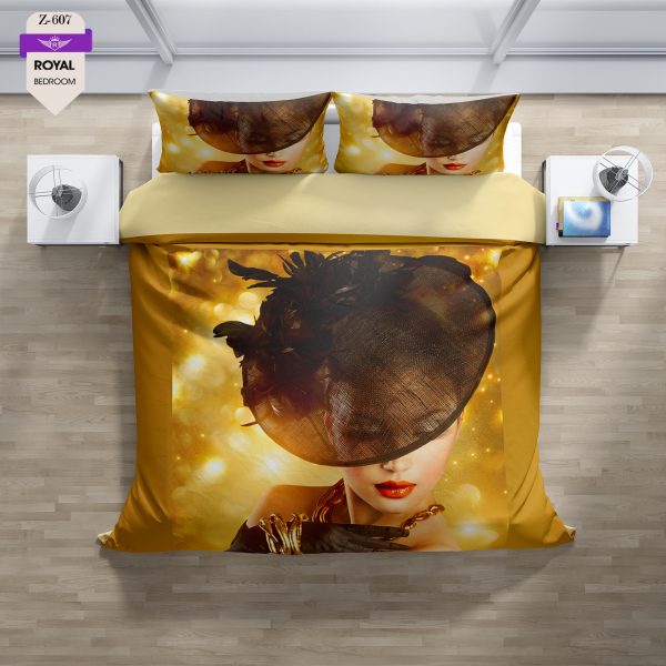 روتختی و ملحفه (دو نفره) طرح دختر کد 607-Girl