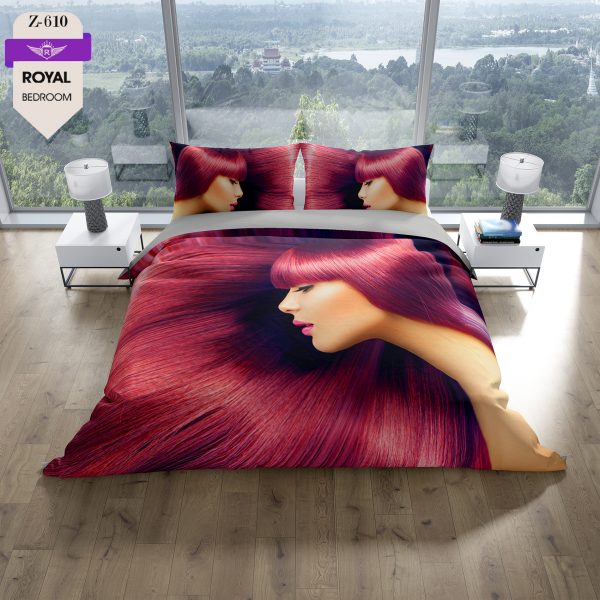 روتختی و ملحفه (دو نفره) طرح دختر کد 610-Girl