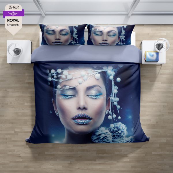 روتختی و ملحفه (دو نفره) طرح دختر کد 612-Girl