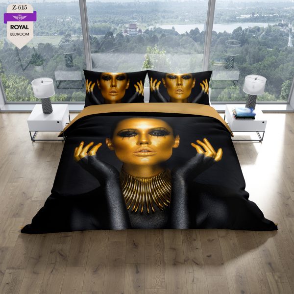 روتختی و ملحفه (دو نفره) طرح دختر کد 615-Girl