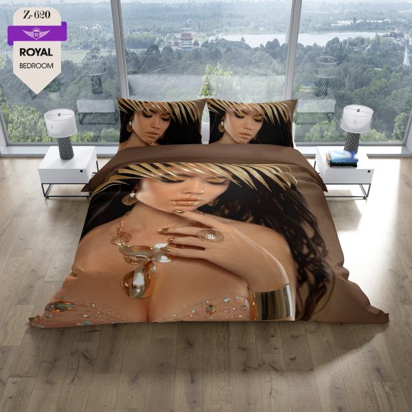 روتختی و ملحفه (دو نفره) طرح دختر کد 620-Girl