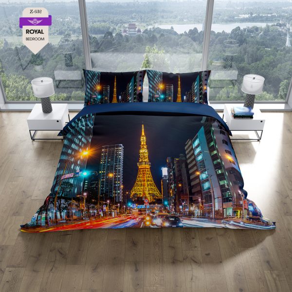 روتختی و ملحفه (دو نفره) طرح سازه کد 632-Structure