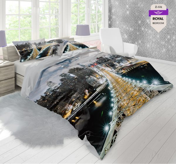 روتختی و ملحفه (دو نفره) طرح سازه کد 634-Structure