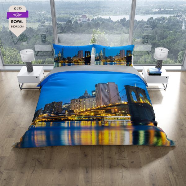 روتختی و ملحفه (دو نفره) طرح سازه کد 635-Structure