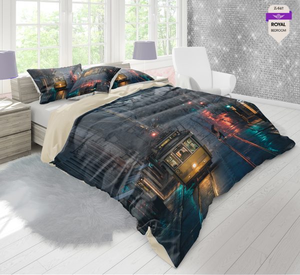 روتختی و ملحفه (دو نفره) طرح سازه کد 639-Structure