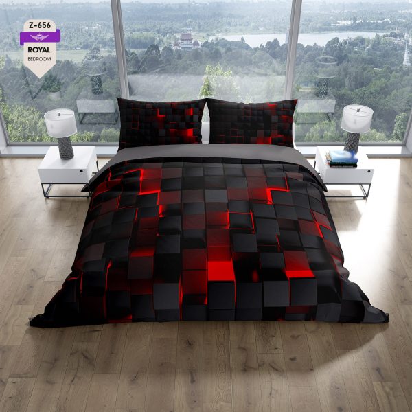 روتختی و ملحفه (دو نفره) طرح مدرن کد 656-Modern