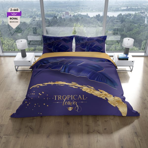 روتختی و ملحفه (دو نفره) طرح مدرن کد 660-Modern