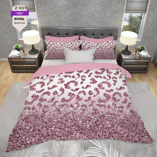 روتختی و ملحفه (دو نفره) طرح براق کد 669-shiny