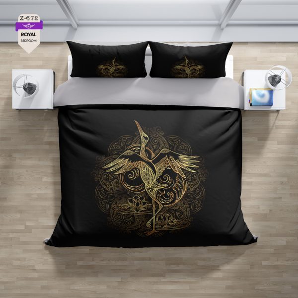 روتختی و ملحفه (دو نفره) طرح پرنده کد 672-Bird