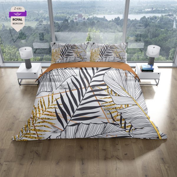 روتختی و ملحفه (دو نفره) طرح مدرن کد 681-Modern