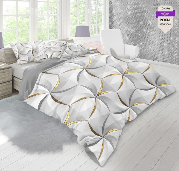 روتختی و ملحفه (دو نفره) طرح مدرن کد 689-Modern