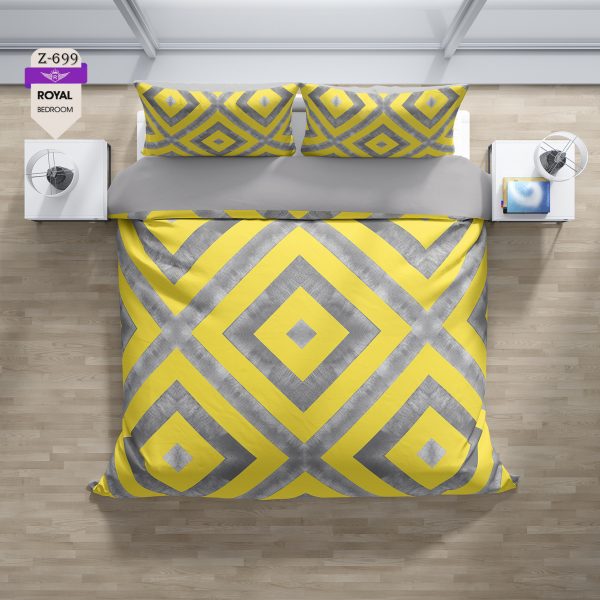 روتختی و ملحفه (دو نفره) طرح مدرن کد 699-Modern