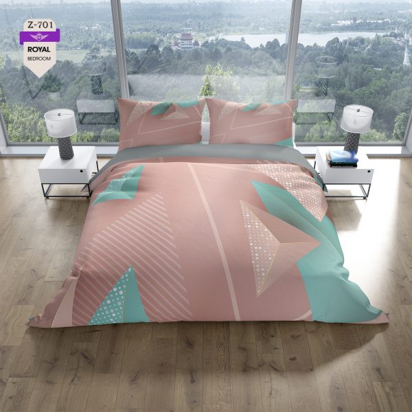 روتختی و ملحفه (دو نفره) طرح مدرن کد 701-Modern