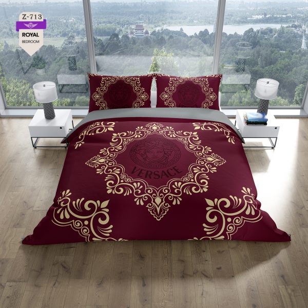 روتختی و ملحفه (دو نفره) طرح ورساچه کد 713-Versace