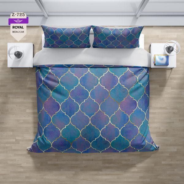 روتختی و ملحفه (دو نفره) طرح مدرن کد 725-Modern