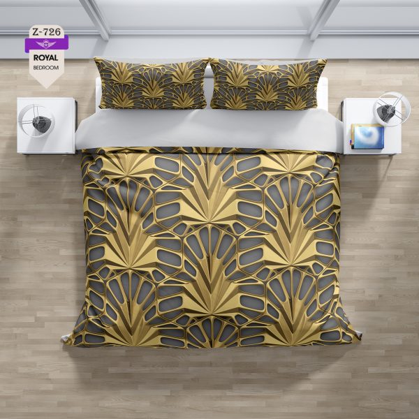 روتختی و ملحفه (دو نفره) طرح مدرن کد 726-Modern