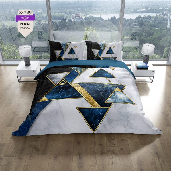 روتختی و ملحفه (دو نفره) طرح مدرن کد 729-Modern