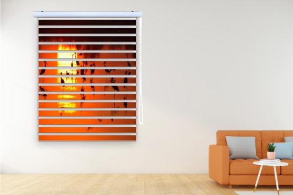 پرده زبرا طرح پرنده کد al14