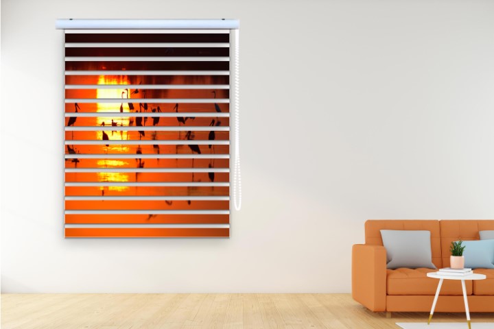 پرده زبرا طرح پرنده کد al14