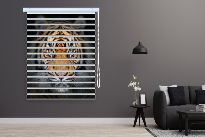 پرده زبرا طرح ببر کد al31