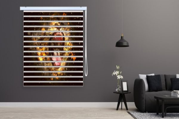 پرده زبرا طرح ببر کد al45