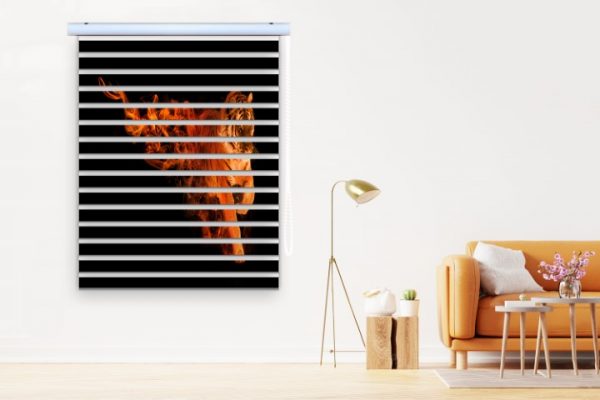 پرده زبرا طرح ببر کد al55