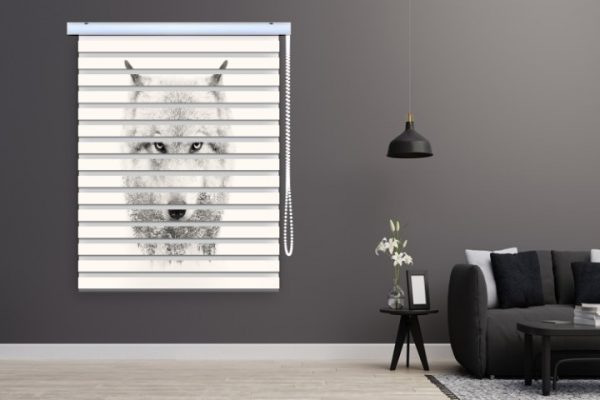 پرده زبرا طرح گرگ کد al62