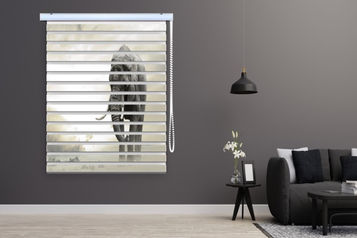 پرده زبرا طرح فیل کد al70