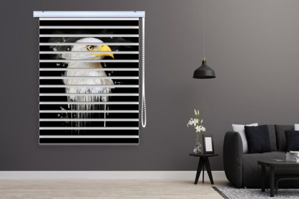 پرده زبرا طرح عقاب کد al73