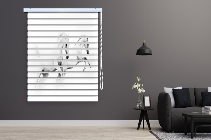 پرده زبرا طرح اسب کد al74