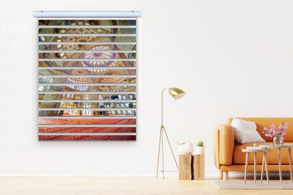 پرده زبرا طرح باستانی کد ant115