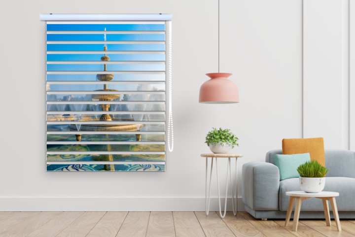 پرده زبرا طرح منظره کد ant43