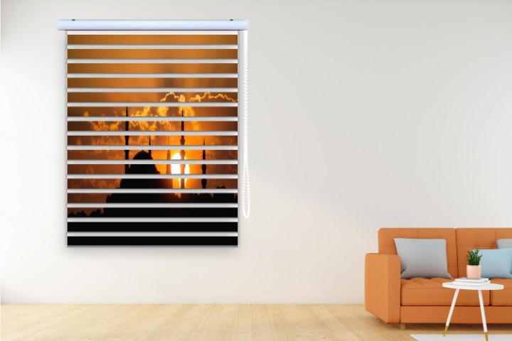 پرده زبرا طرح باستانی کد ant55