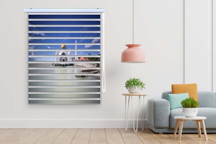 پرده زبرا طرح باستانی کد ant76