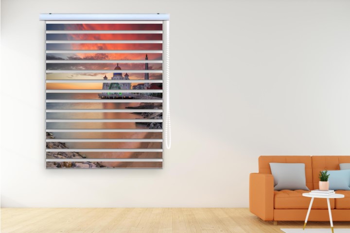 پرده زبرا طرح باستانی کد ant77