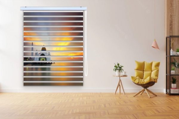 پرده زبرا طرح باستانی کد ant79