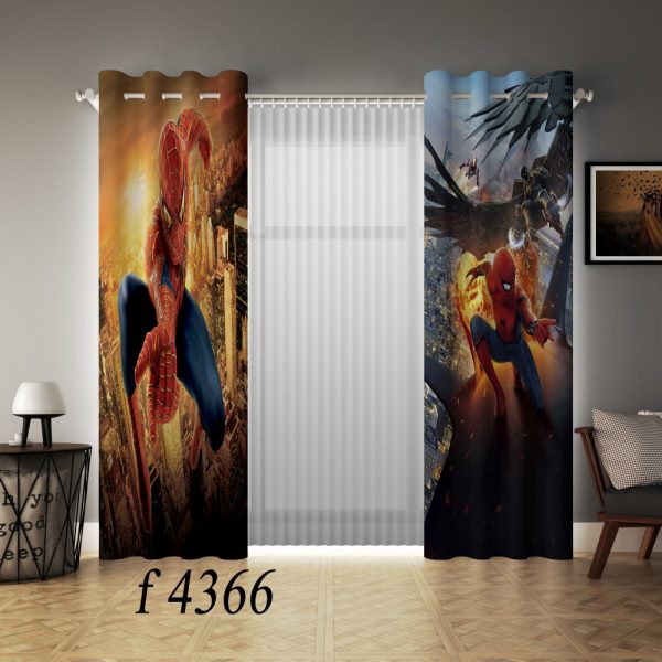 پرده چاپی طرح مرد عنکبوتی F4366