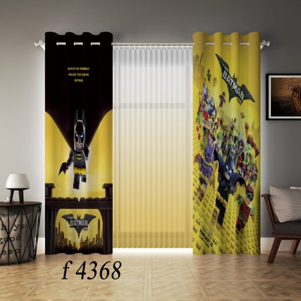 پرده چاپی طرح لگو بتمن F4368