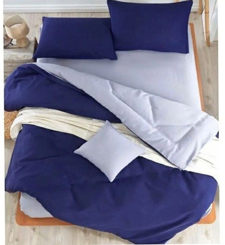 روتختی و ملحفه (دو نفره) طرح ساده بنفش کد A32