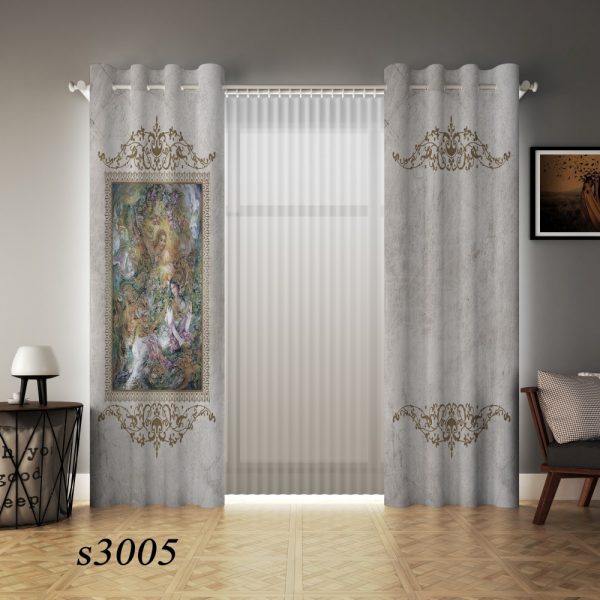پرده چاپی طرح سنتی S3005