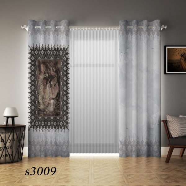 پرده چاپی طرح سنتی S3009