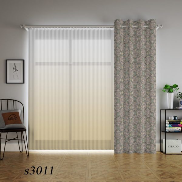 پرده چاپی طرح سنتی S3011